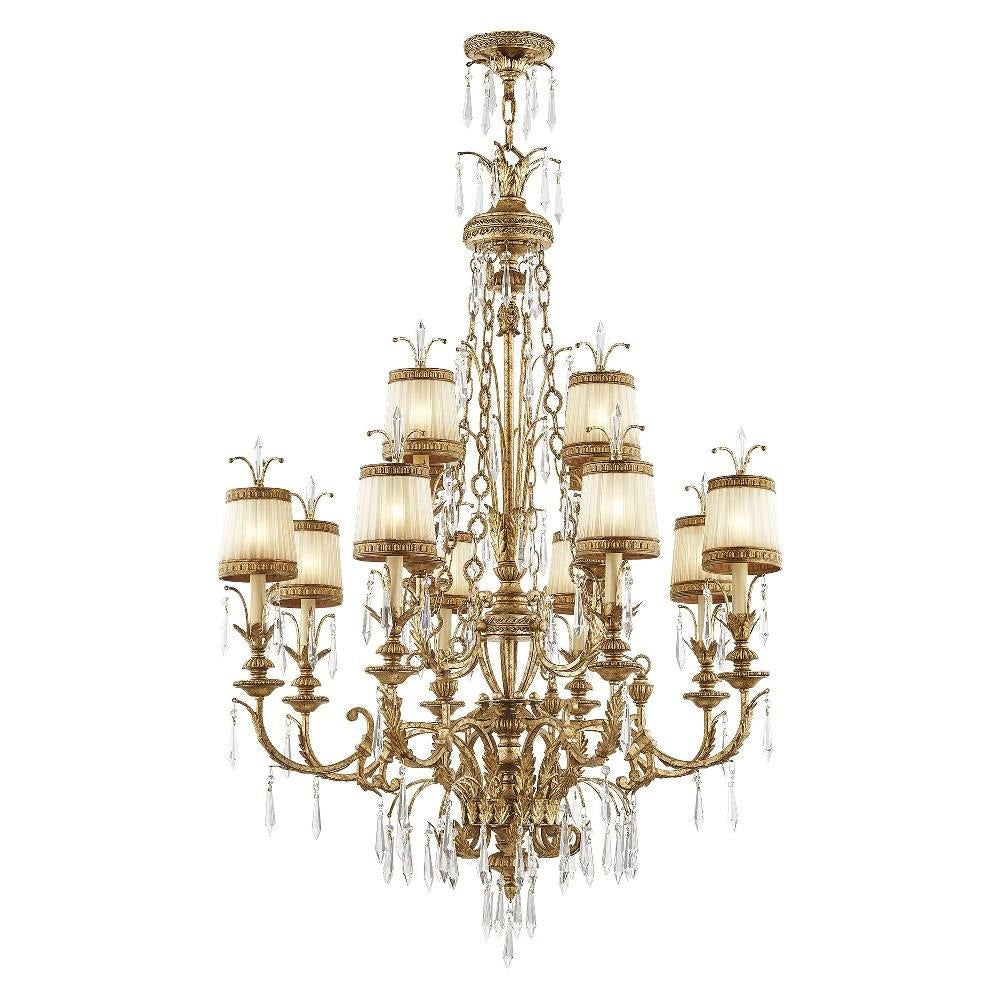 Livex Lighting - 8809-65 - La Bella - 12 Light Chandelier in Glam Style - 38.25 Inches wide by 55.25 Inches high