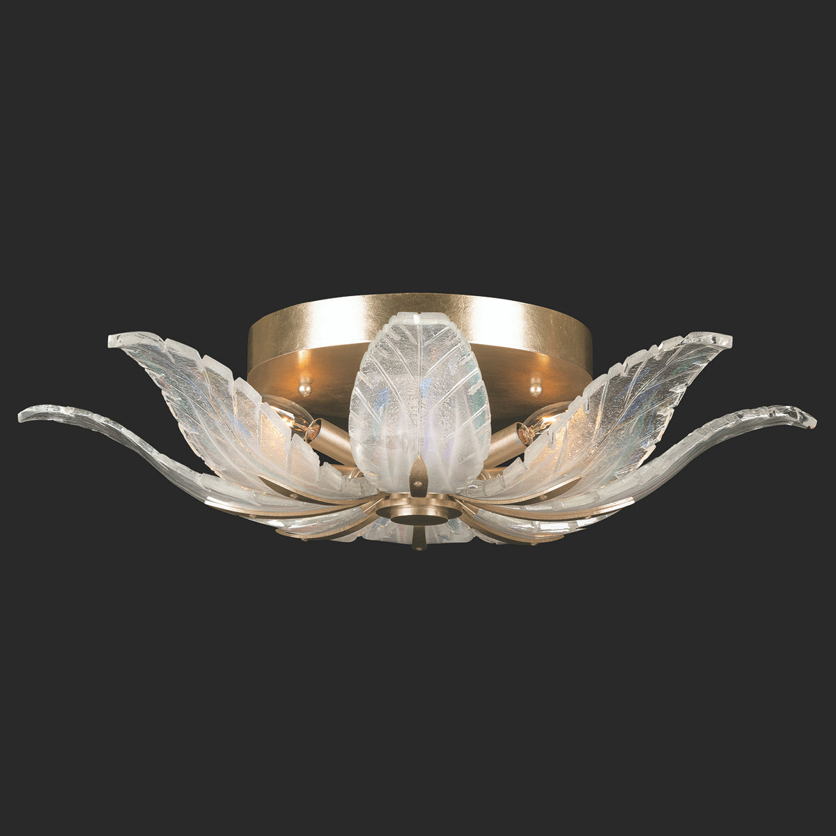 PLUME 28" W Round Flush Mount