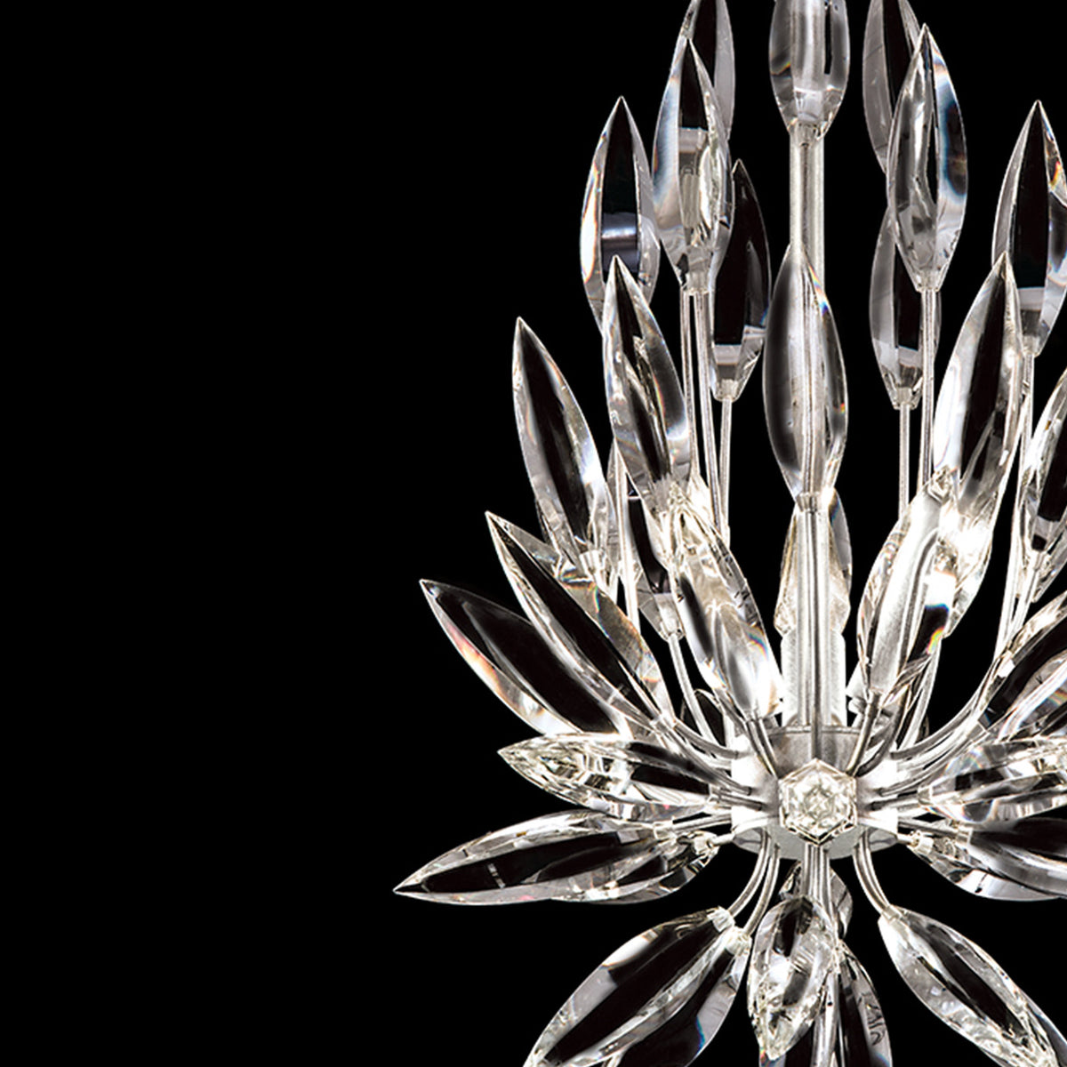 LILY BUDS 12" W Round Pendant
