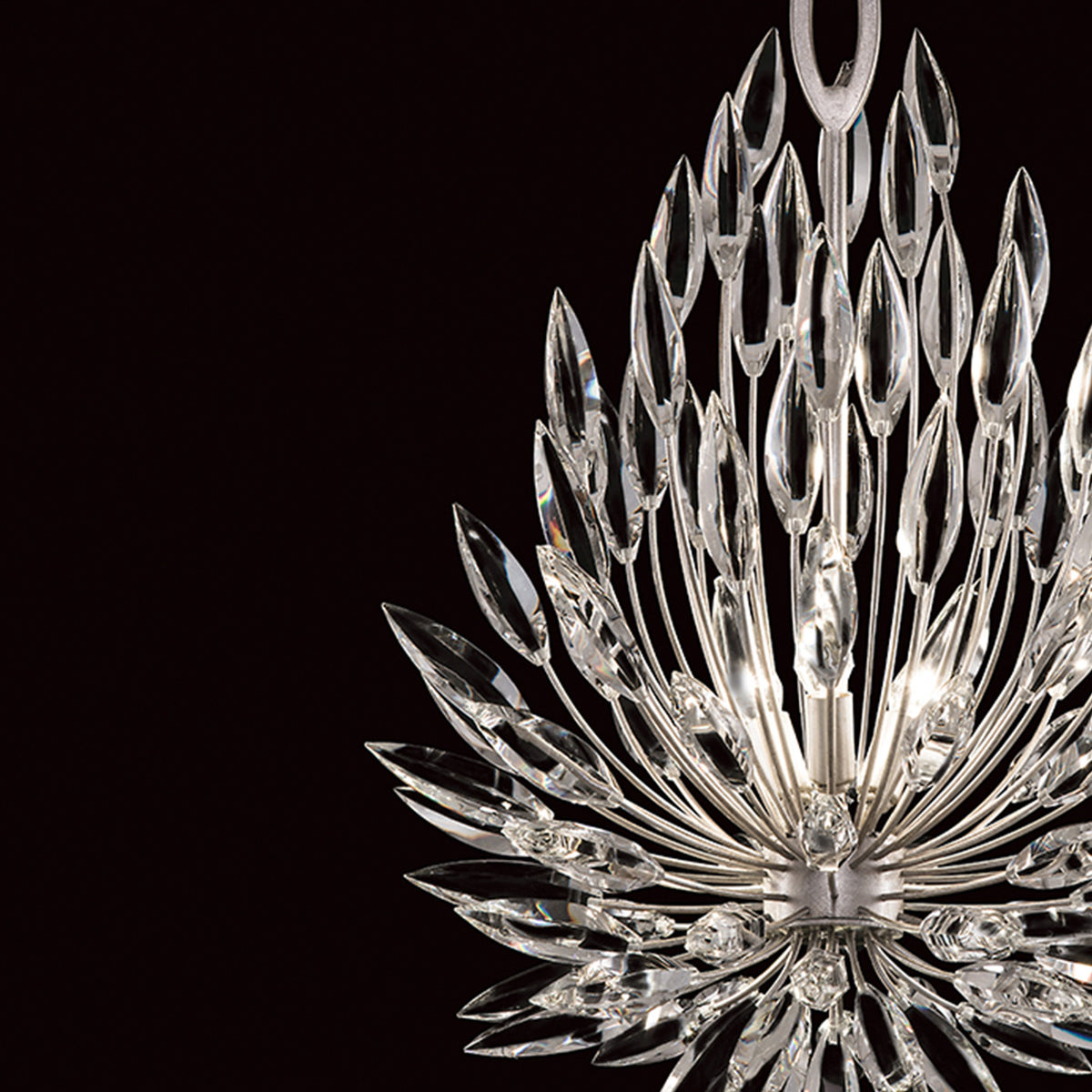 LILY BUDS 19" W Round Pendant