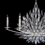 LILY BUDS 48"W Oblong Chandelier