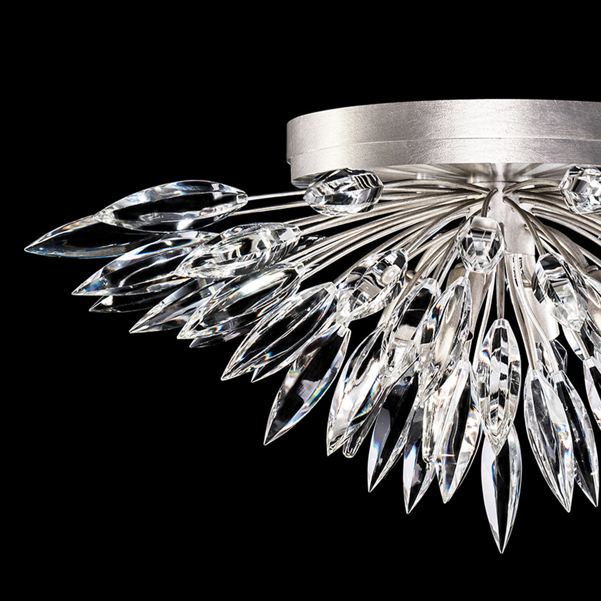LILY BUDS 26" W Round Flush Mount