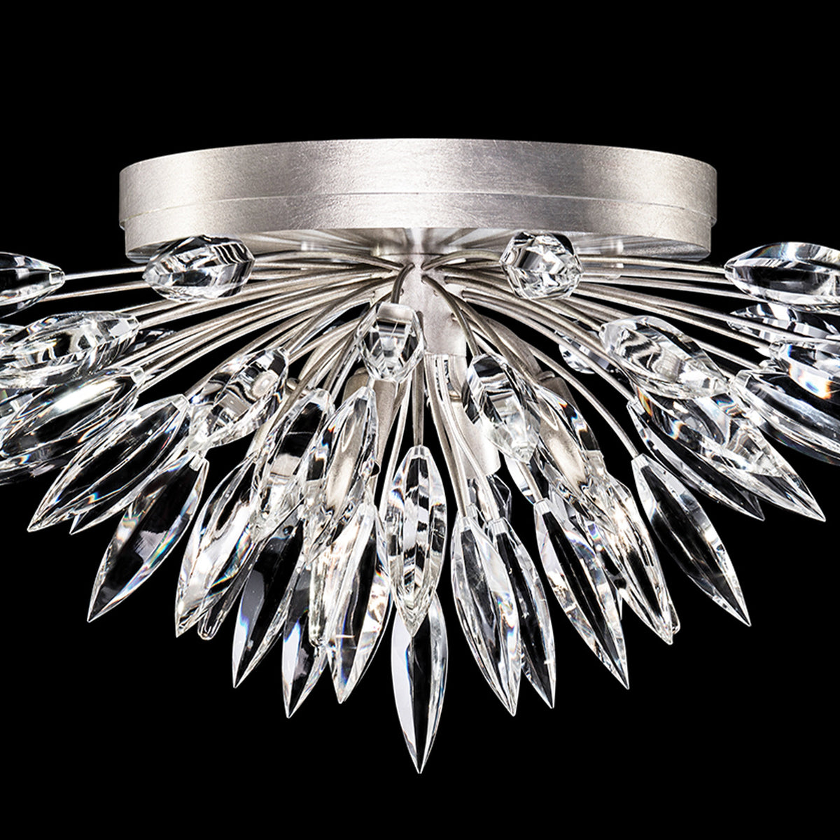 LILY BUDS 26" W Round Flush Mount
