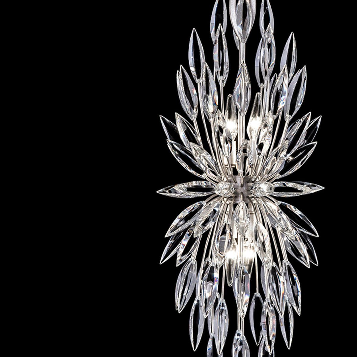 LILY BUDS 13" W Round Pendant