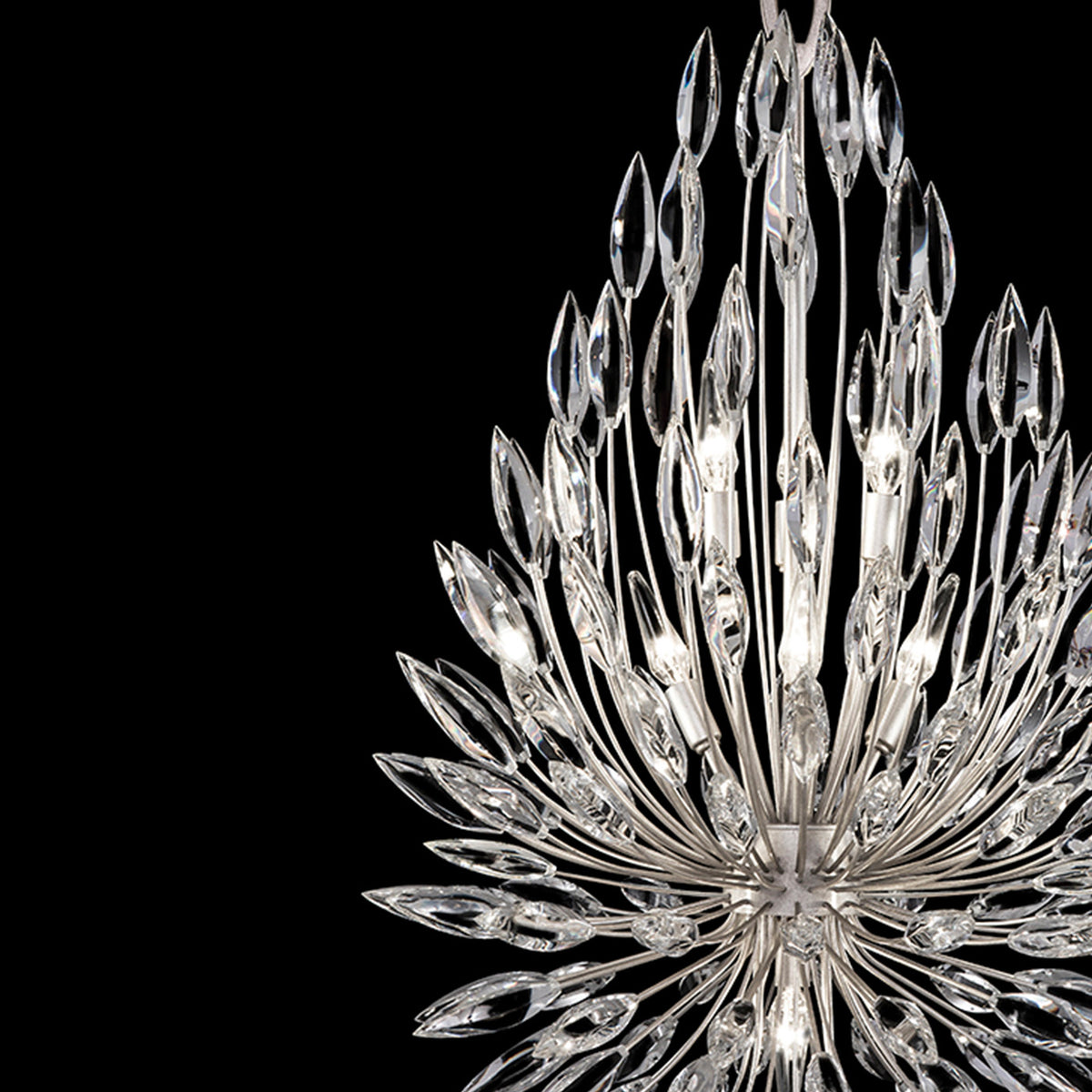 LILY BUDS 24" W Round Pendant
