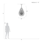 LILY BUDS 24" W Round Pendant