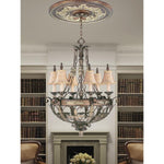 Bailey Street Home - 218-BEL-732911 - Broadlands Covert - 6 Light Chandelier in French Country Style - 30 Inches wide by 38.75 Inches high