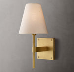 Fulham Linen Shade Sconce
