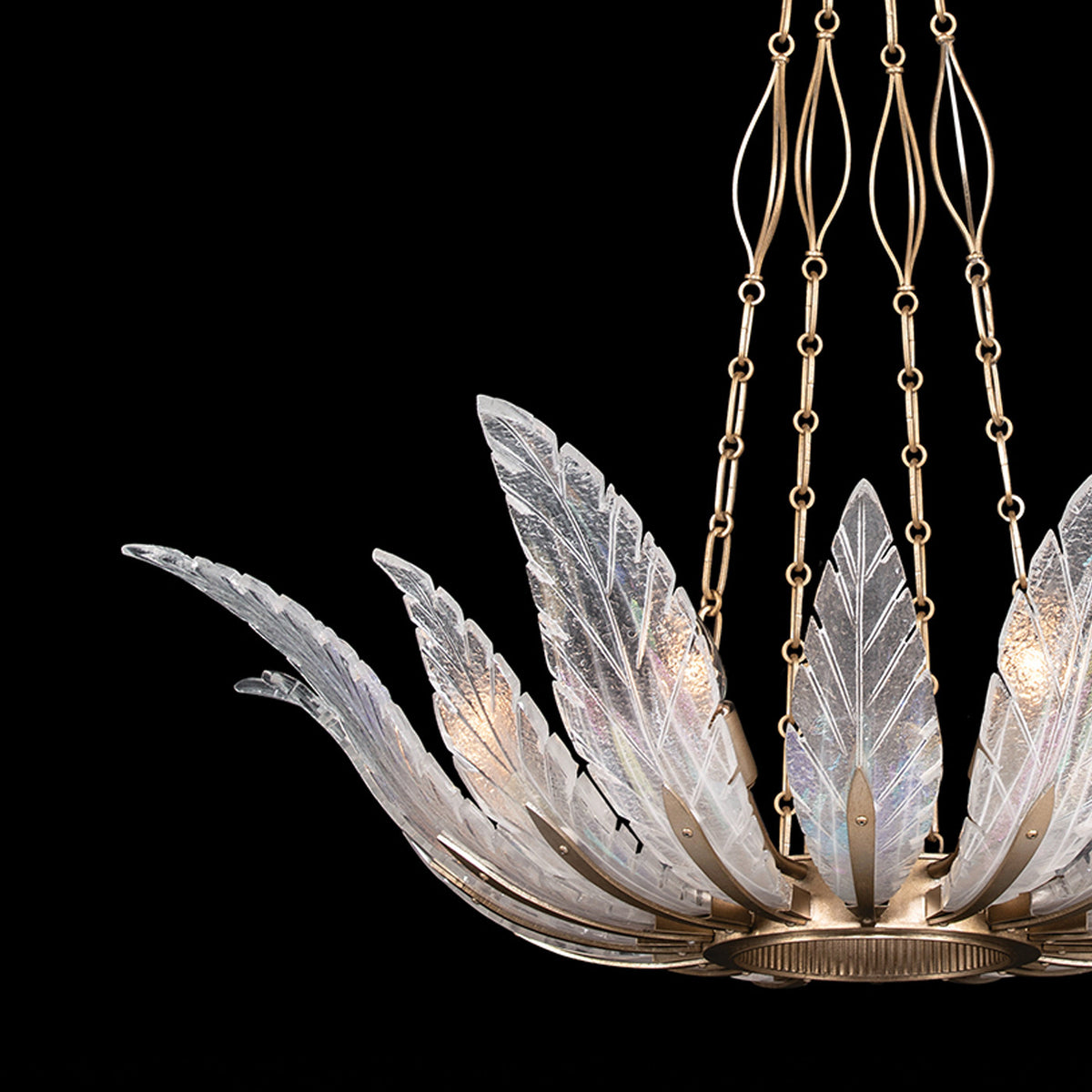 PLUME 39" W Round Pendant