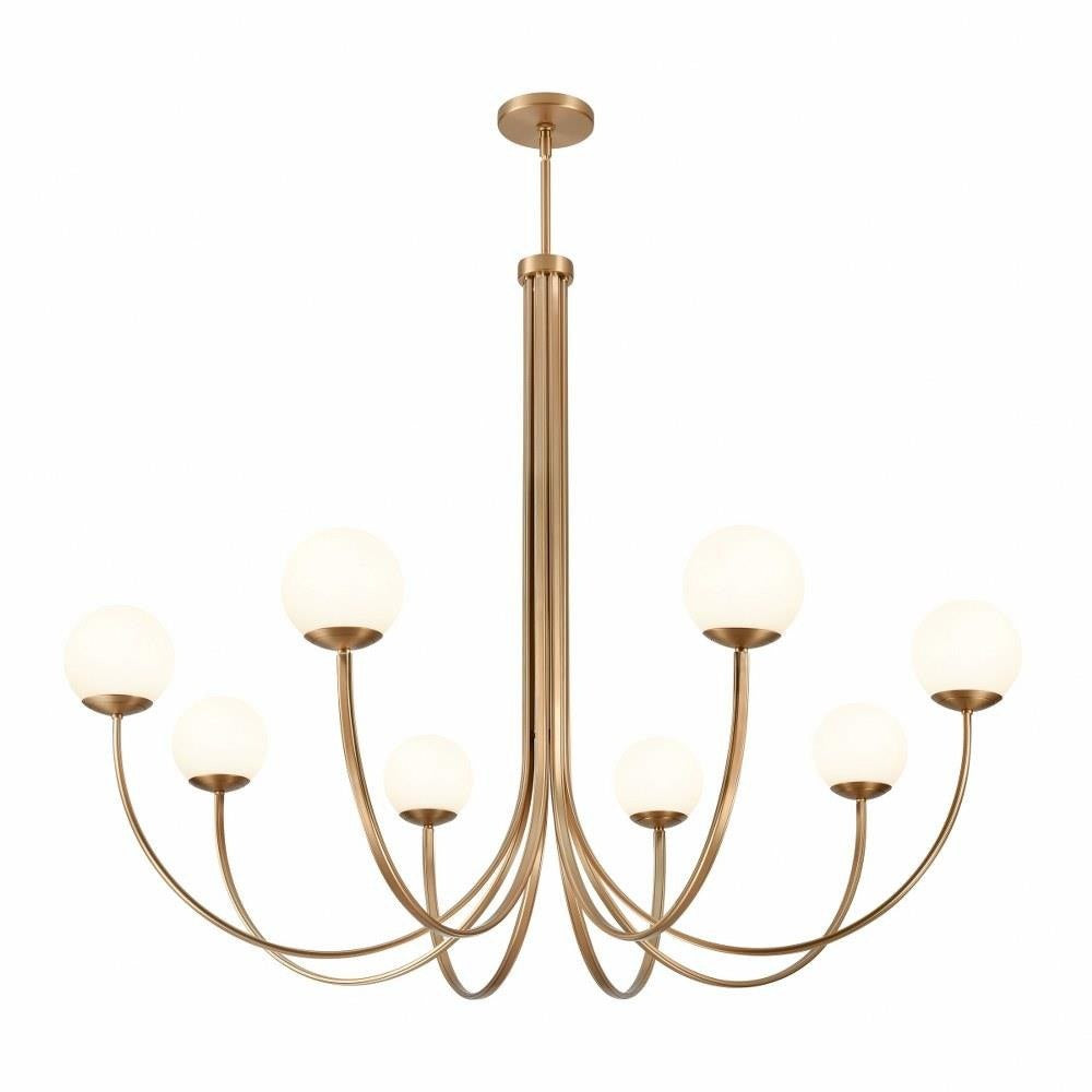 Bailey Street Home - 2499-BEL-4965812 - Osprey Covert - 8 Light Chandelier In Modern Style-42.75 Inches Tall and 54 Inches Wide
