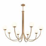 Bailey Street Home - 2499-BEL-4965812 - Osprey Covert - 8 Light Chandelier In Modern Style-42.75 Inches Tall and 54 Inches Wide