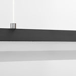 Minimalist Creative Strip LED Neutral Light Metal Modern Chandelier