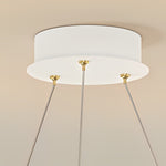 Flower Decor Crowns Crystal Glass Three Step Dimming Nordic Chandelier