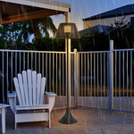 1-light Mesh Outdoor Floor Lamp