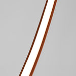 Flexible Long Art Leather Belts Minimalist Duplex Staircase Chandelier