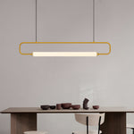 LED Linear Light Bar Pendant Light Modern Island Light for Dining Room