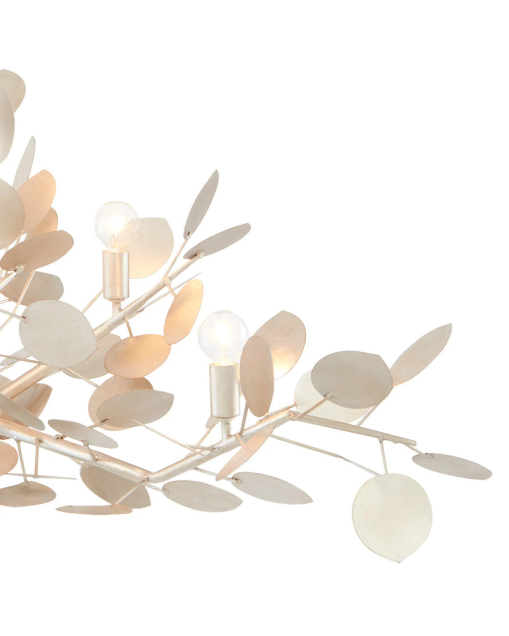 Lunaria Silver Oval Chandelier