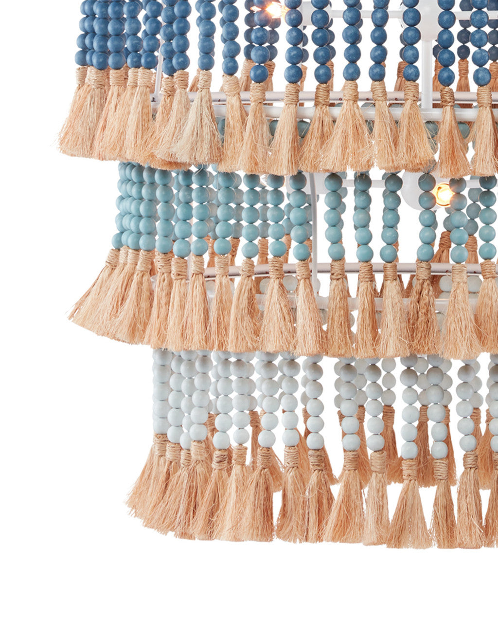 St. Barts Blue Chandelier