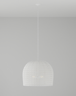 Piero Large White Chandelier