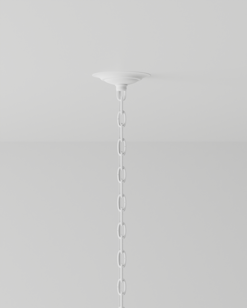 Piero Large White Chandelier