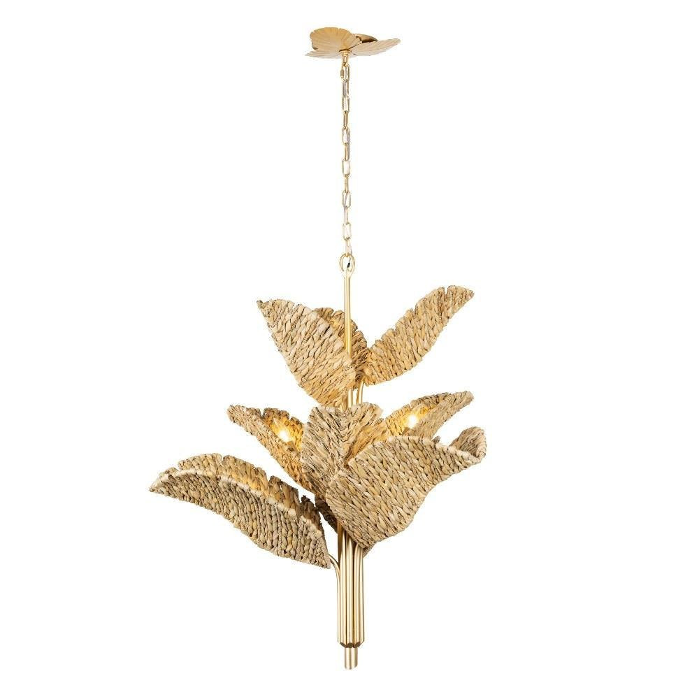 Varaluz Lighting - 901C09 - Banana Leaf - 9 Light 3-Tier Chandelier
