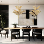 Varaluz Lighting - 901C09 - Banana Leaf - 9 Light 3-Tier Chandelier