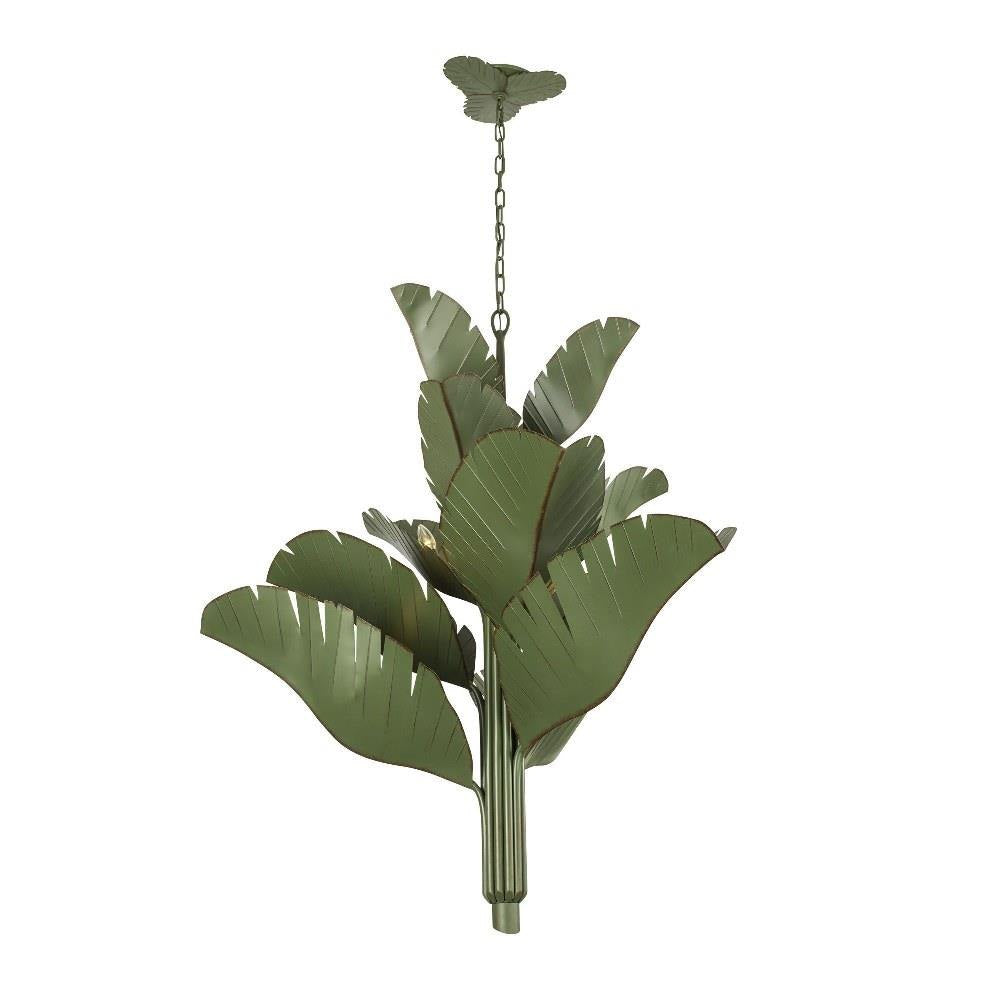 Varaluz Lighting - 901C12 - Banana Leaf - 12 Light Chandelier In Urban Rustic Style-46.5 Inches Tall and 44 Inches Wide