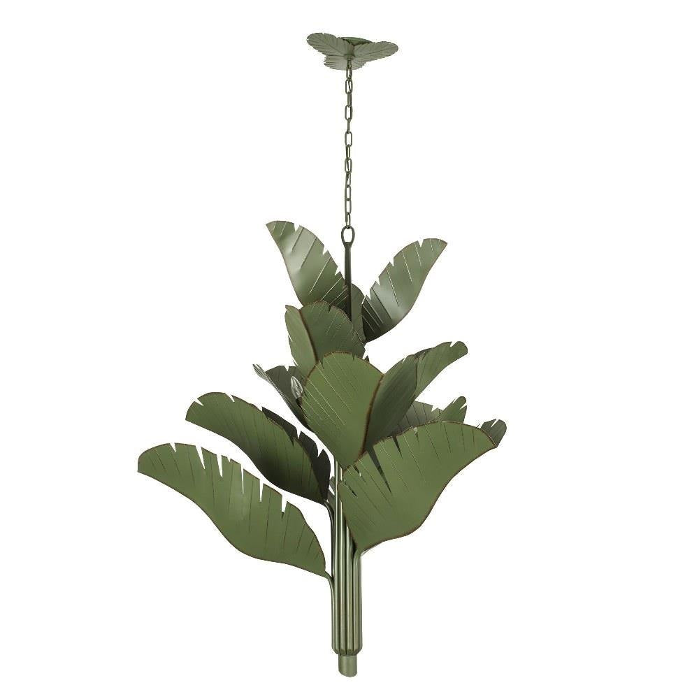 Varaluz Lighting - 901C12 - Banana Leaf - 12 Light Chandelier In Urban Rustic Style-46.5 Inches Tall and 44 Inches Wide