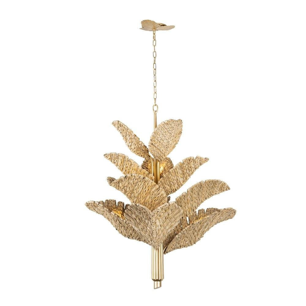 Varaluz Lighting - 901C12 - Banana Leaf - 12 Light Chandelier In Urban Rustic Style-46.5 Inches Tall and 44 Inches Wide