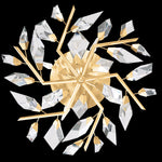 FORET 31" W Round Flush Mount