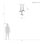 AZU 22" W Round Pendant