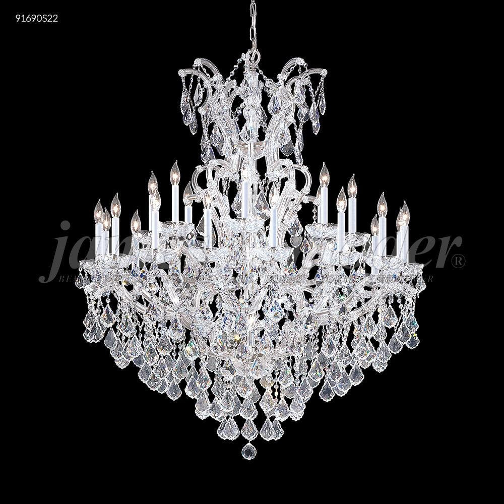 James Moder Lighting - 91690GL0TX - Maria Theresa Grand - Twenty-Five LightLarge Entry Crystal Chandelier
