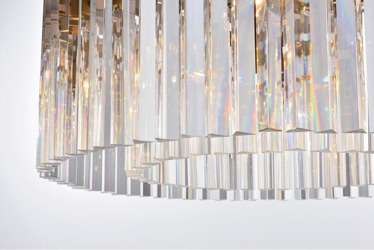 Elegant Lighting Sydney 31.5" Round Crystal Chandelier