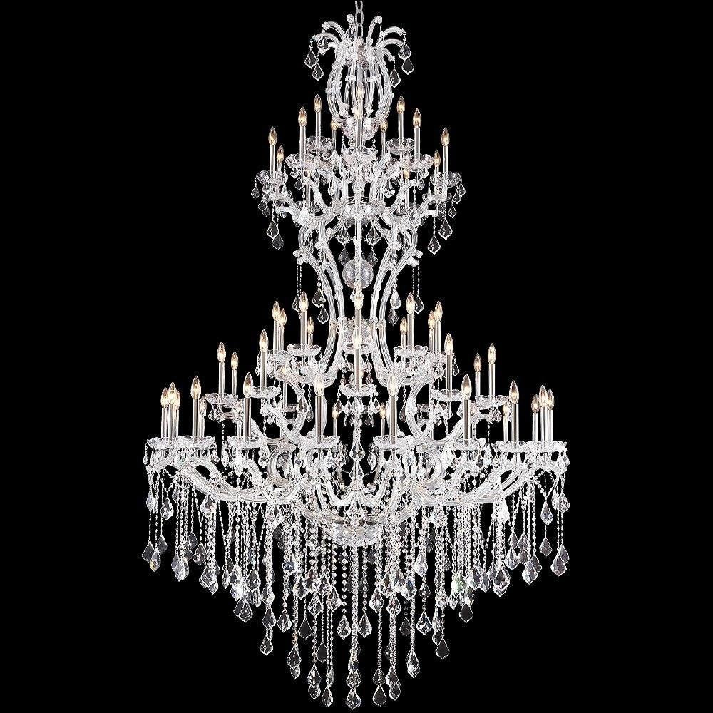 James Moder Lighting - 91765GL22 - Maria Theresa Grand - 57 Light Large Entry Chandelier-60 Inches Tall and 96 Inches Wide
