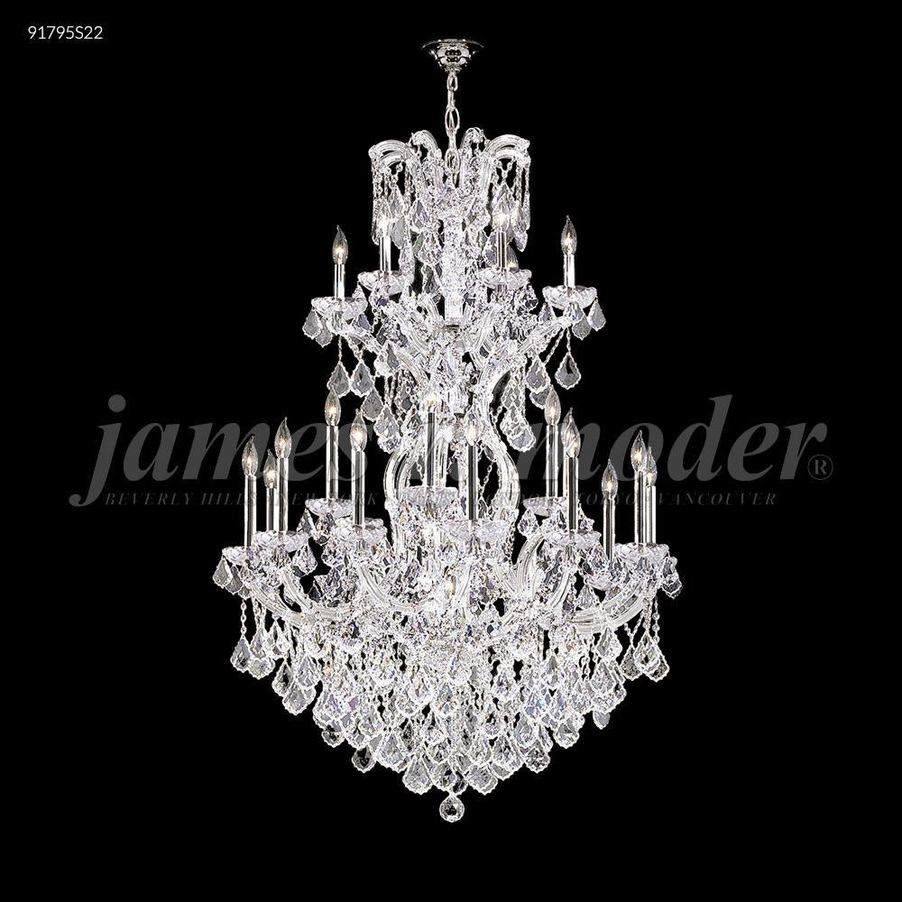 James Moder Lighting - 91795GL0TX - Maria Theresa Grand - Twenty-Five LightLarge Entry Crystal Chandelier