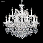 James Moder Lighting - 91800GL0TX - Maria Theresa Grand - Sixteen Light Crystal Chandelier