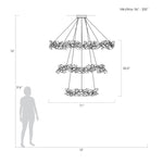 FORET 71" W Round Pendant