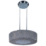 International Glimmer Plated Silver 16-Light Single Pendant