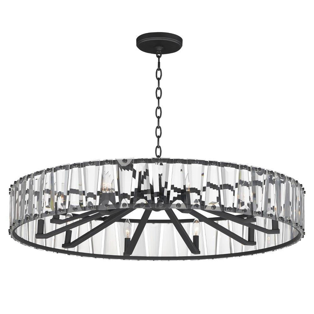 Bailey Street Home - 93-BEL-5071922 - Norwood Parc - 10 Light Chandelier-9.5 Inches Tall and 40 Inches Wide