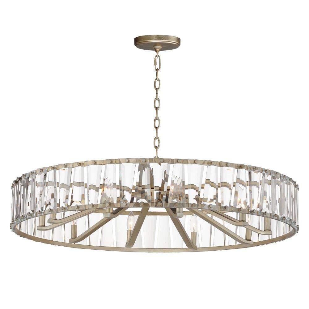 Bailey Street Home - 93-BEL-5071922 - Norwood Parc - 10 Light Chandelier-9.5 Inches Tall and 40 Inches Wide