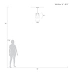 TERRA 7.75" W Rectangular Pendant