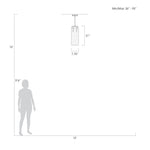TERRA 7.75" W Rectangular Pendant