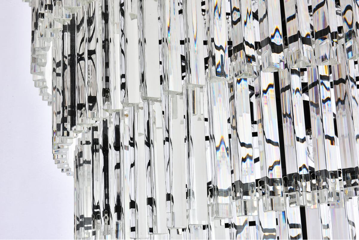 Elegant Lighting Sydney 48" Spiral Crystal Chandelier