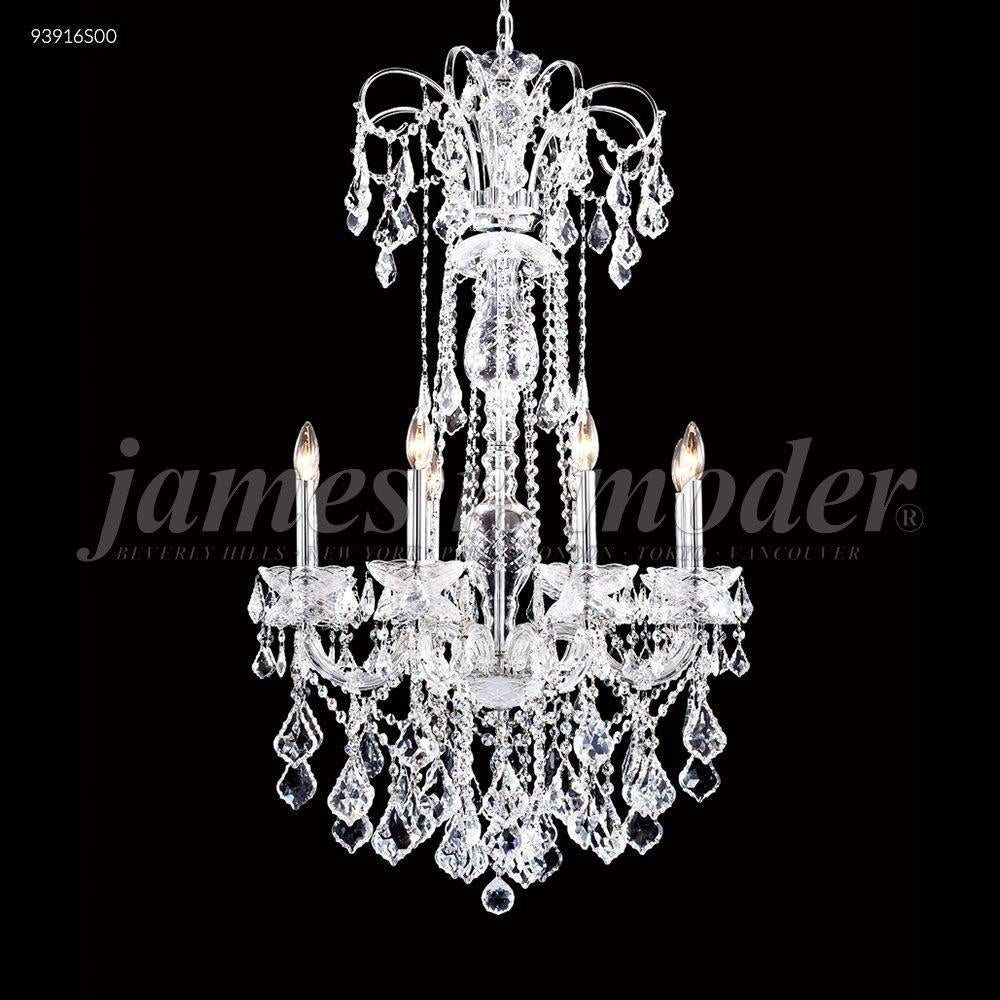 James Moder Lighting - 93916S00 - Maria Elena - 42 Inch Eight Light Crystal Chandelier