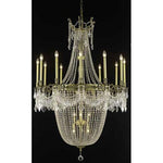 Esperanza Bronze Twenty-Two Light Chandelier with Clear Royal Cut Crystals