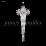 James Moder Lighting - 94122S22 - Princess - 22 Light Large Entry Chandelier-80 Inches Tall and 32 Inches Wide