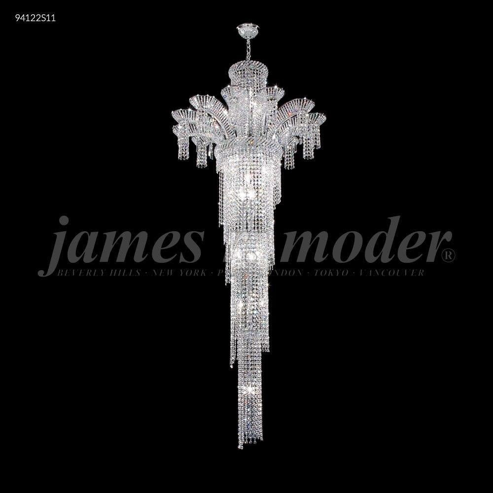 James Moder Lighting - 94122S22 - Princess - 22 Light Large Entry Chandelier-80 Inches Tall and 32 Inches Wide