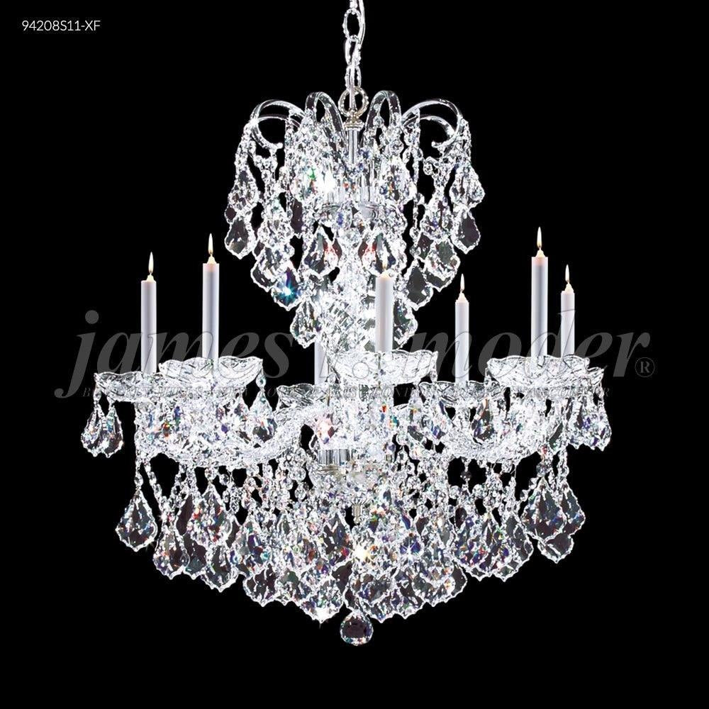 James Moder Lighting - 94208S22-XF - Vienna - Eight Light Crystal Chandelier
