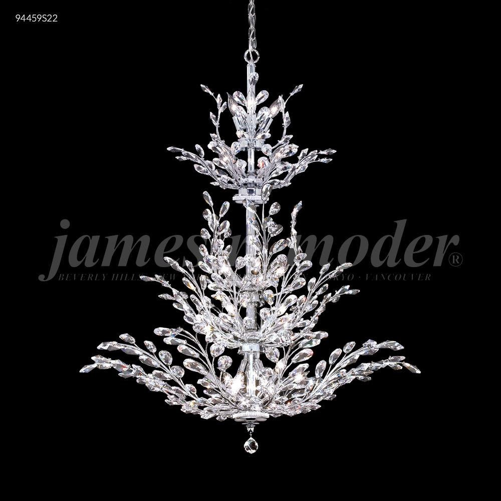 James Moder Lighting - 94459G2GT - Florale - Twenty-Six Light Large Entry Crystal Chandelier