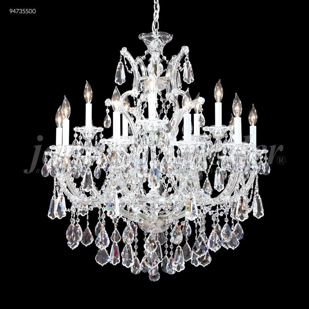 James Moder Lighting - 94735GL22 - Maria Theresa Royal - 16 Light Chandelier-37 Inches Tall and 31 Inches Wide